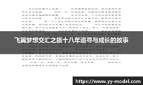 飞翼梦想交汇之旅十八年追寻与成长的故事